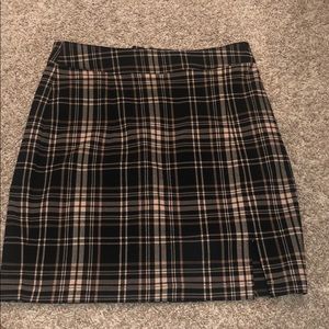 Plaid skirt